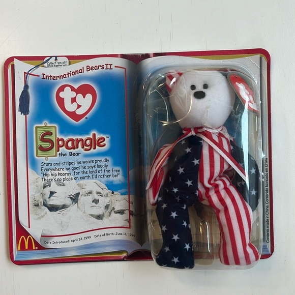 Ty Other - TY Spangle the Bear Beanie Baby New in Box